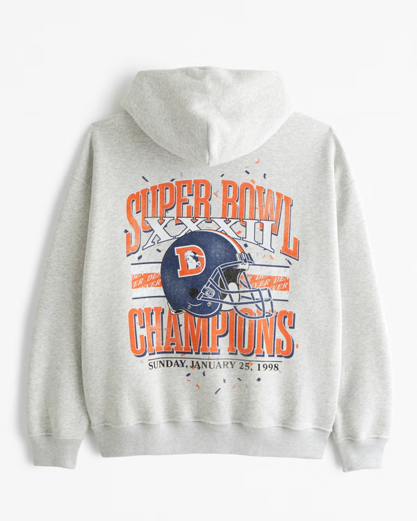Denver Broncos Graphic Popover Hoodie | Abercrombie & Fitch (US)