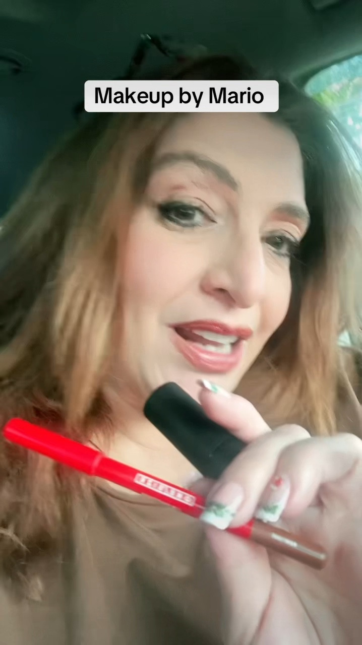 This lip combo is 🔥 Makeup by Mario lipsticks are among my favorites . Satin finish beautiful on the lips 

#LTKWatchNow #LTKBeauty #LTKOver40
