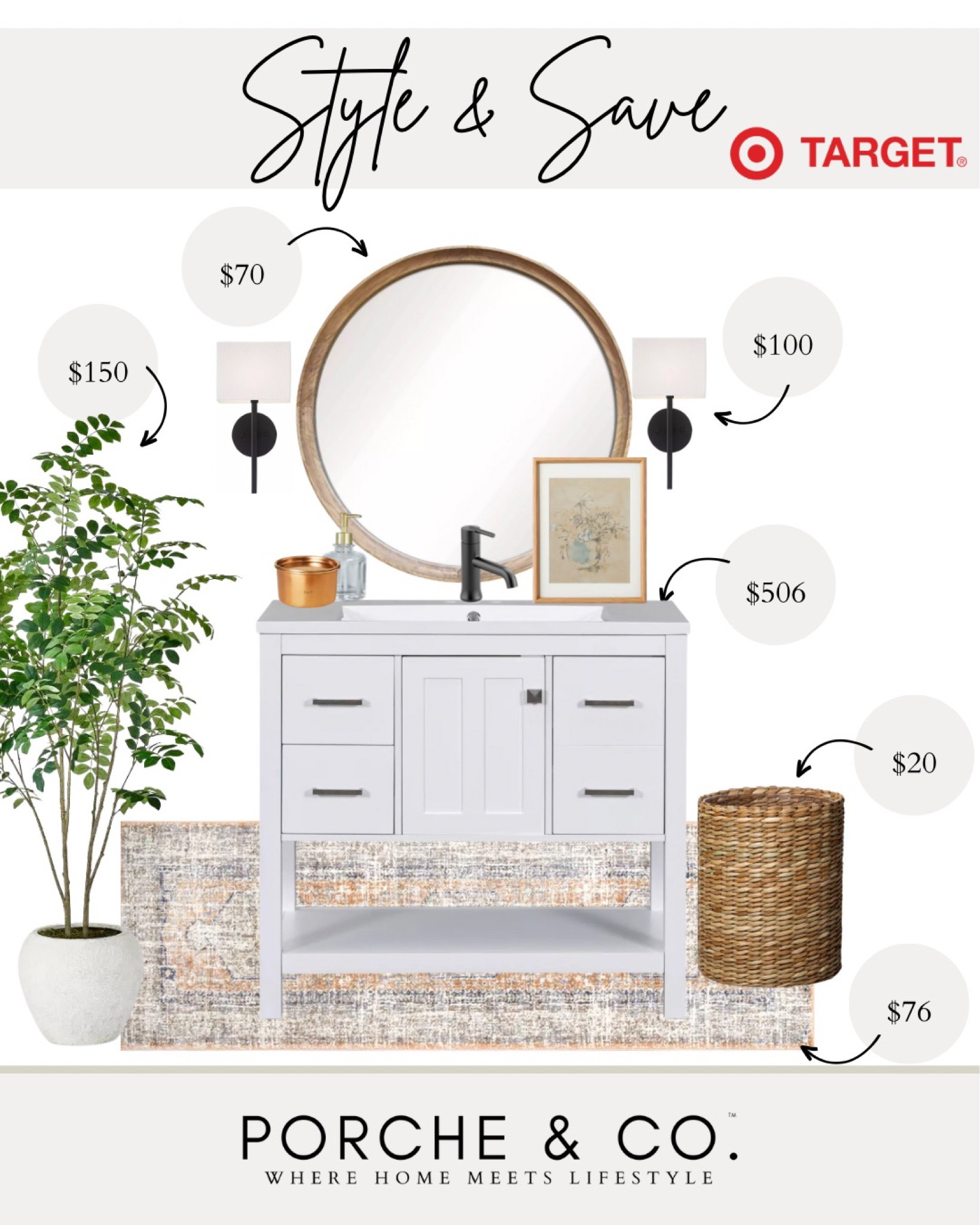 Style and Save, Target styling, Target decor, modern classic bathroom

#LTKFind #LTKhome #LTKstyletip
