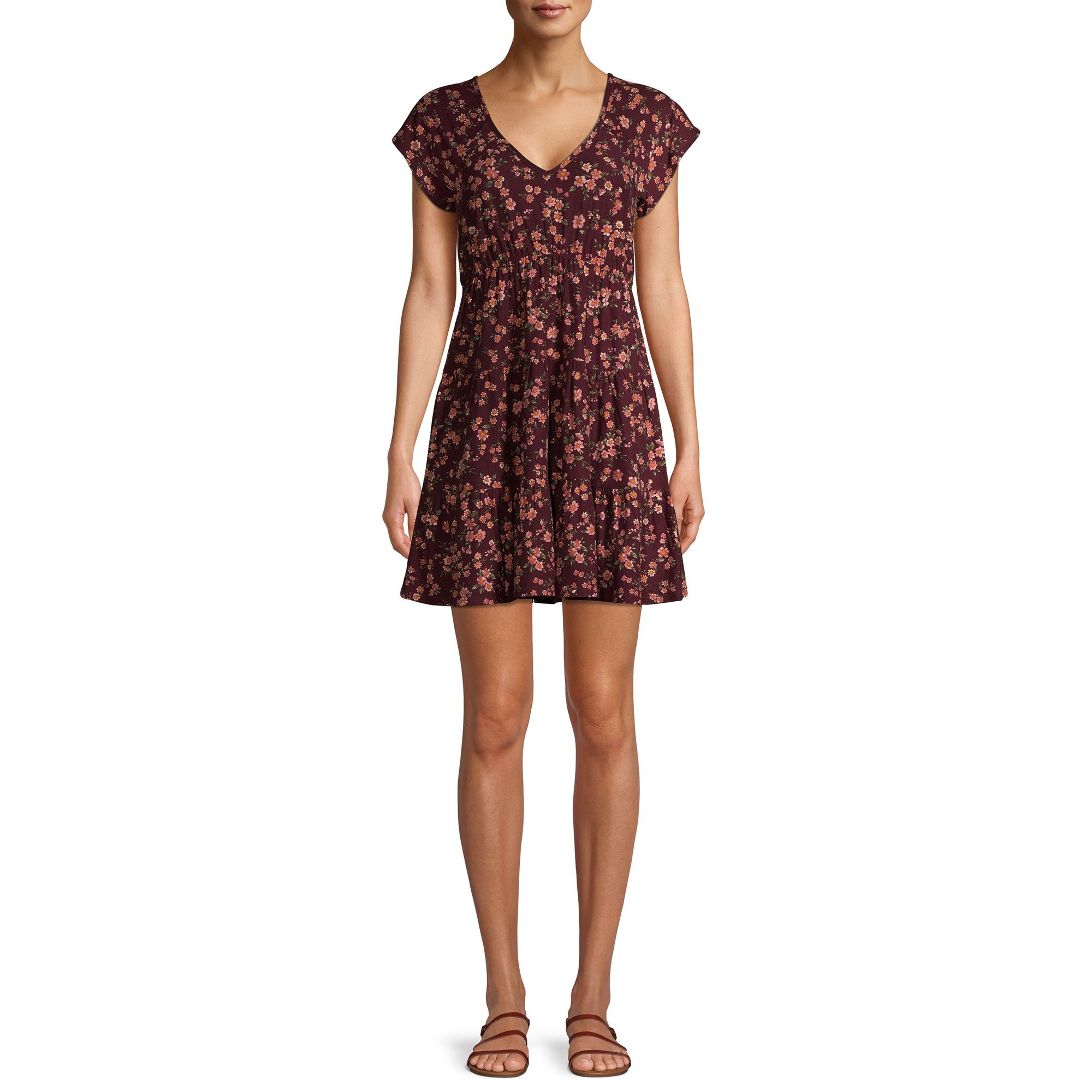 No Boundaries Juniors’ Babydoll Dress | Walmart (US)