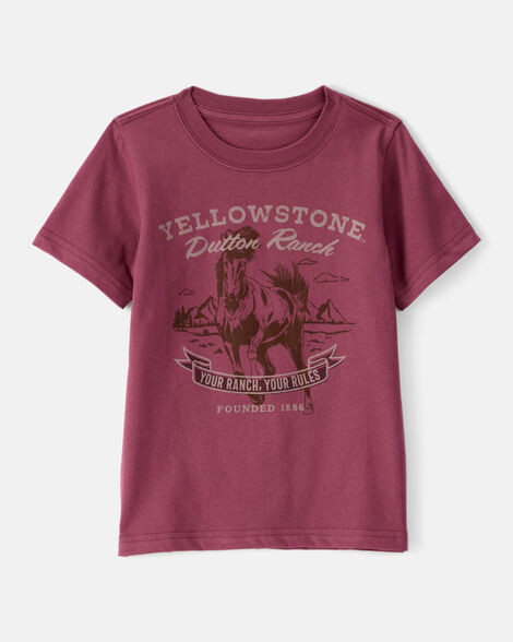 Toddler Yellowstone Short-Sleeve Graphic Tee - Red | Carter's Inc