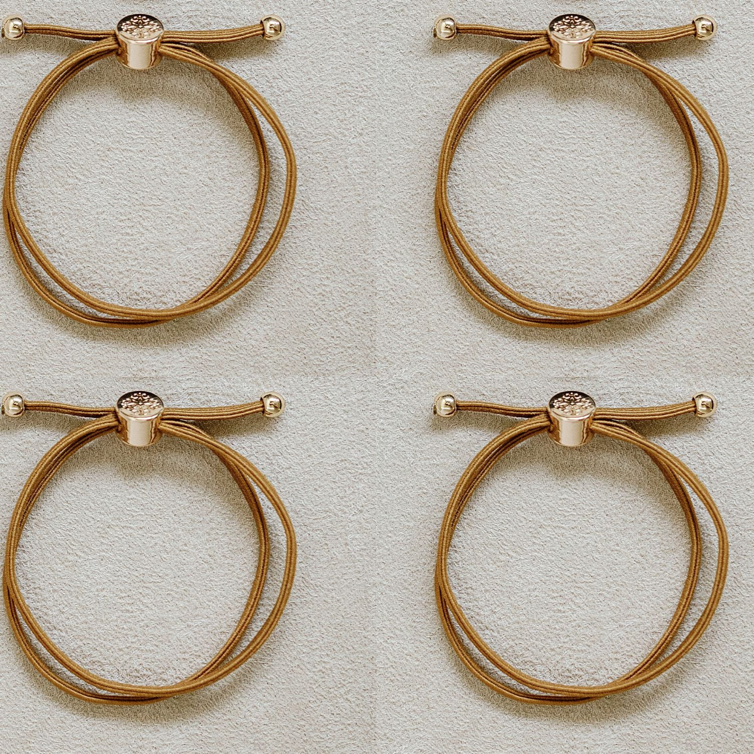 Skinny Hair Tie Set In Dark Neutral | Smith and Co. Jewel Design