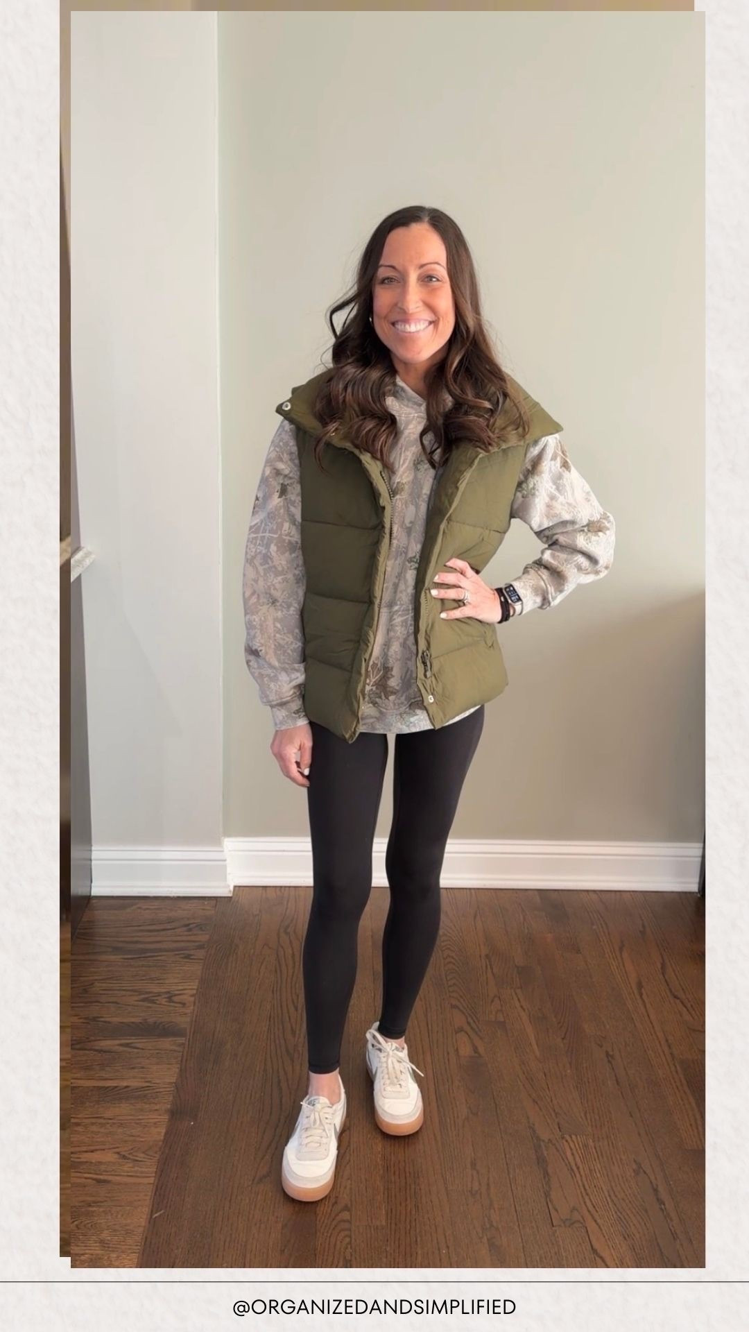 Camo day for work meant another comfy outfit!  Love throwing this vest on all winter long! 

#LTKTravel #LTKootd #LTKSeasonal