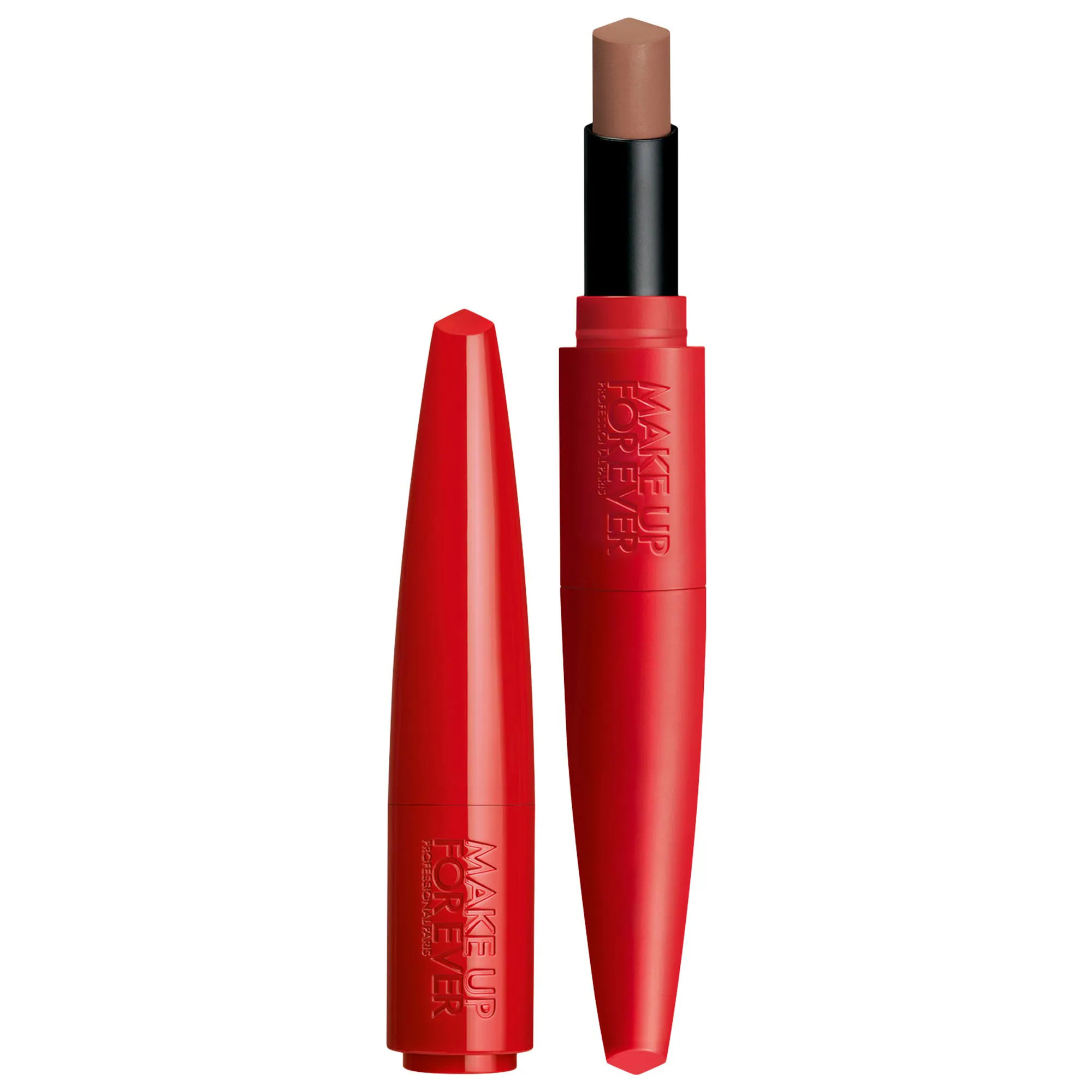 MAKE UP FOR EVER Rouge Artist For Ever Satin & Matte Lipstick 600 Anywhere Caffeine 0.08 oz / 2.4 g | Sephora (US)