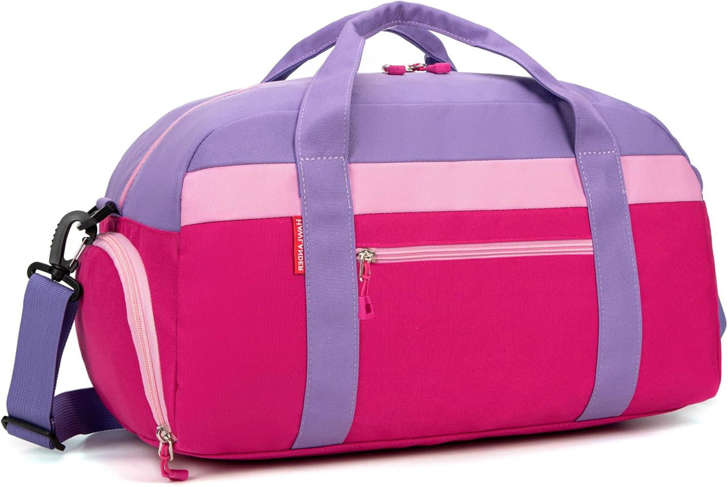 HawLander Kids Duffle Bag for Boys or Girls, Fit School Practice, or Overnight Travel (Rose Purpl... | Amazon (US)
