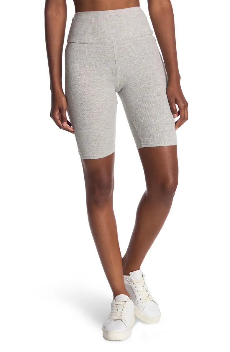 Ribbed Longline Bike Shorts | Nordstrom Rack