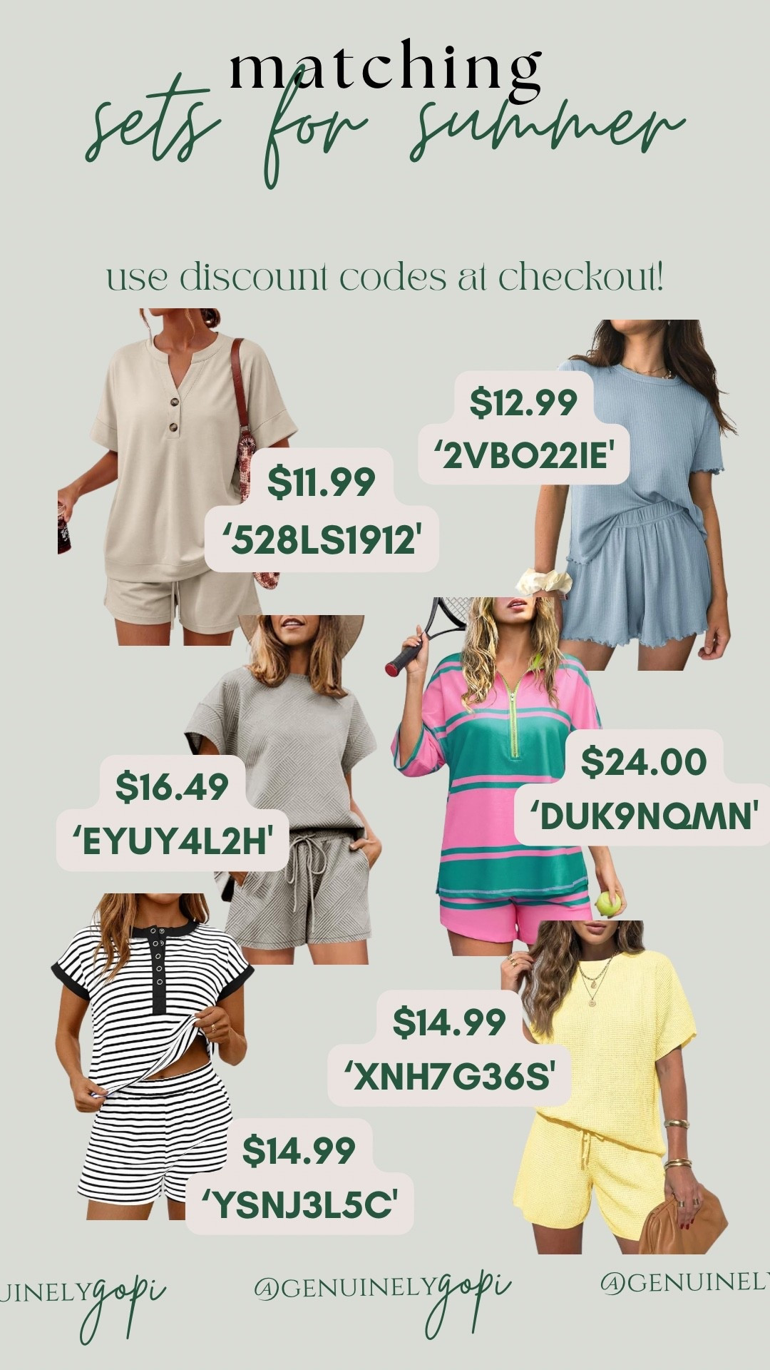 Matching sets, Amazon fashion, women’s summer fashion

#LTKootd #LTKSaleAlert #LTKActive