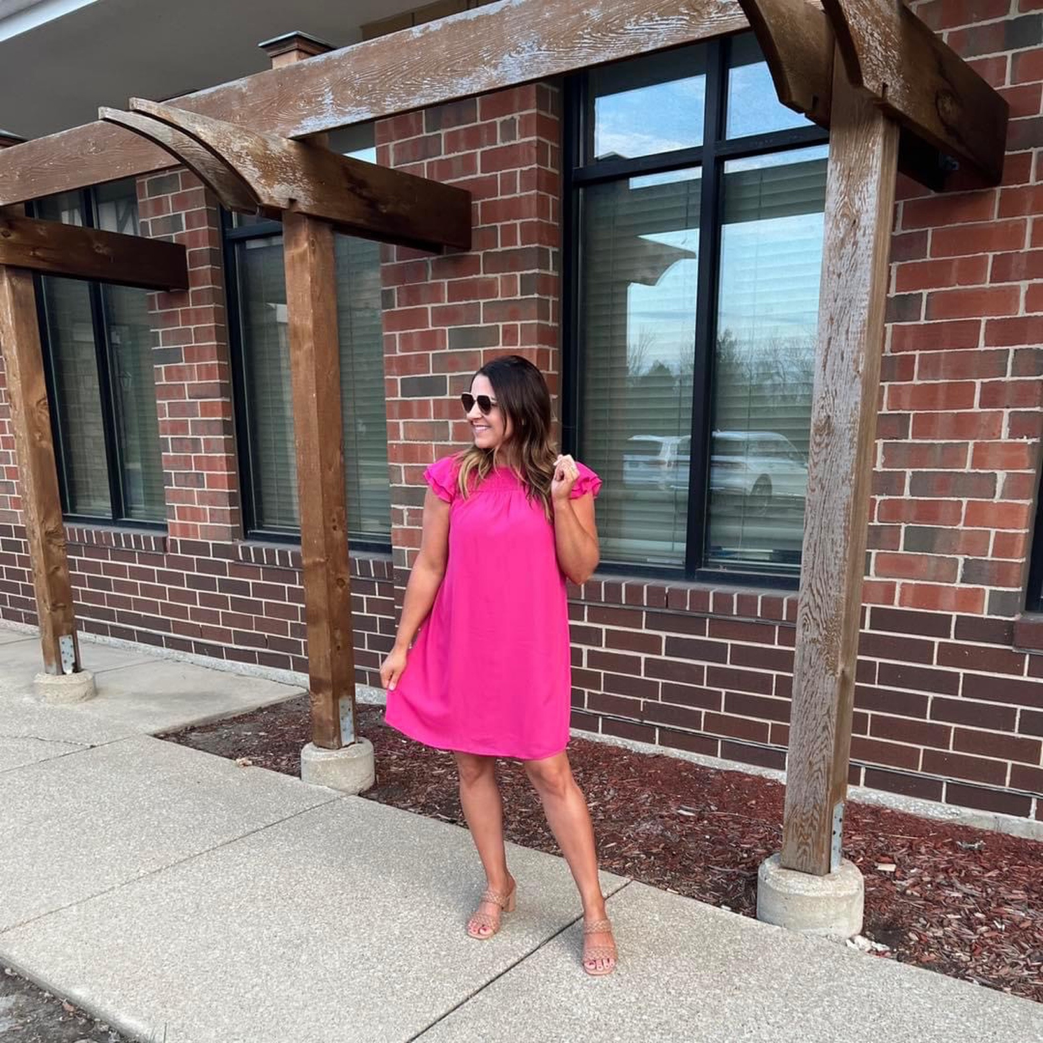 I wore this dress to dinner the other night. It’s so pretty and comfortable. Plus, it’s fully lined! Fit is TTS. 

#LTKSeasonal #LTKsalealert #LTKstyletip