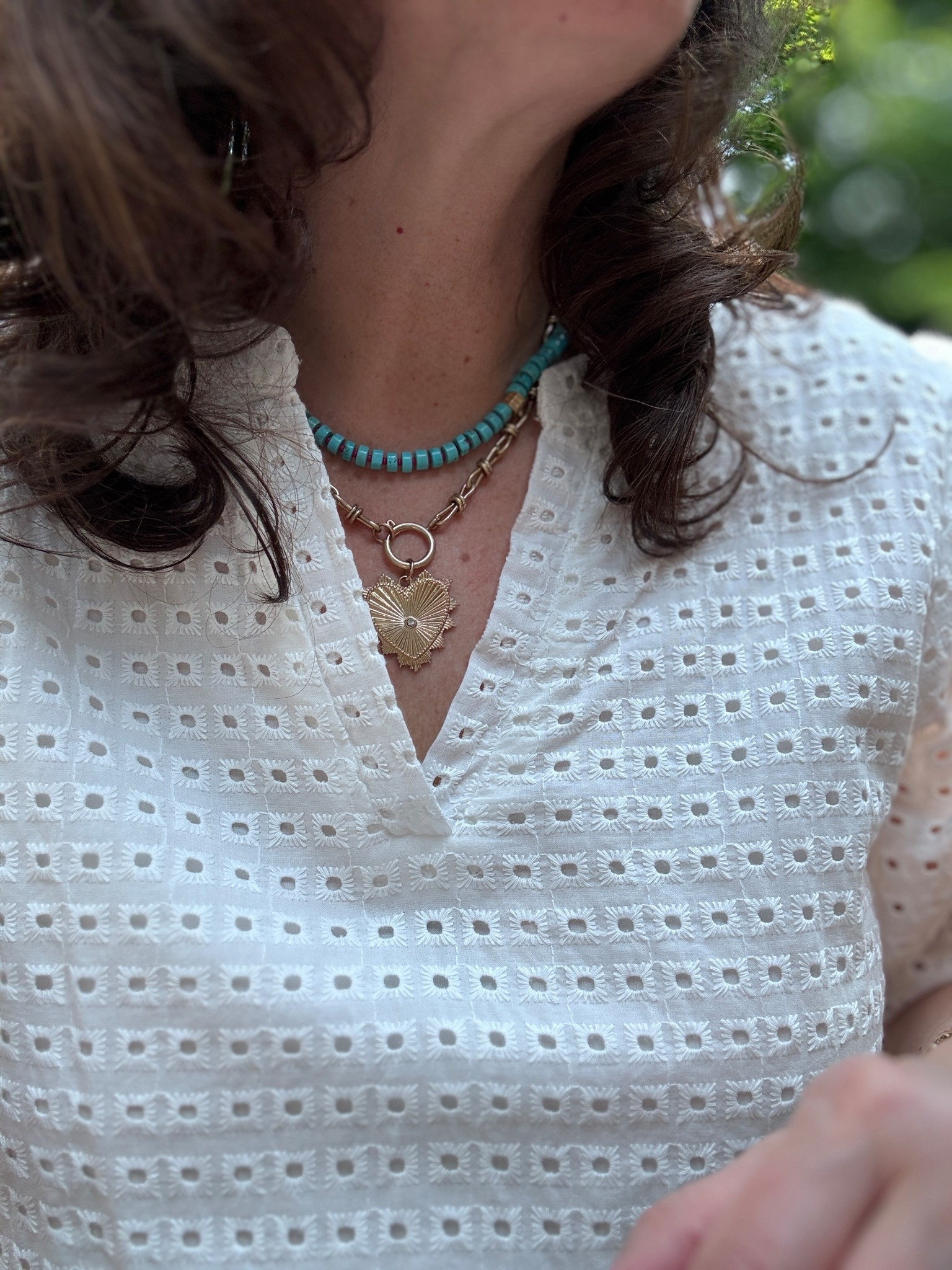 Necklace layers!  Code BF20 for 20% off 

#LTKFindsUnder100 #LTKSeasonal #LTKStyleTip