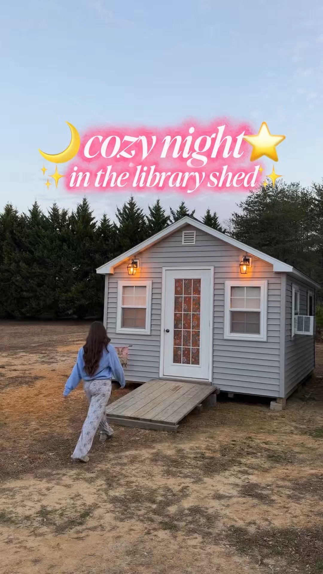 finally a spring & warm cozy night in the library shed🥹🌸📚
✨outfit details & decor linked here✨
💗more shed finds are on my Amazon storefront!

#LTKdayinmylife #LTKvlog #LTKHome