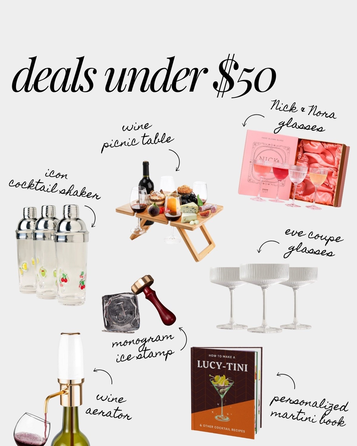 Black Friday deals you can’t miss for under $50! Perfect gifts for cocktail lovers, from cocktail shakers to gorgeous glassware sets

#LTKHoliday #LTKCyberWeek #LTKGiftGuide