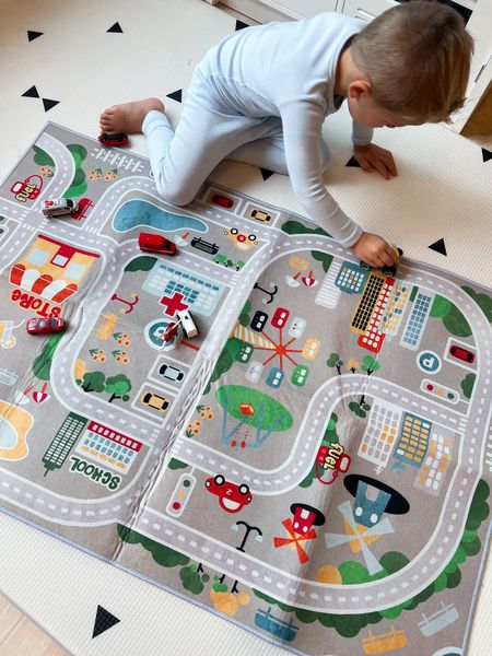 Toddler road rug for cars. Luke loves this and I love that it folds up so you can put it away after each use. Amazon find  

#LTKfindsunder50 #LTKkids #LTKhome