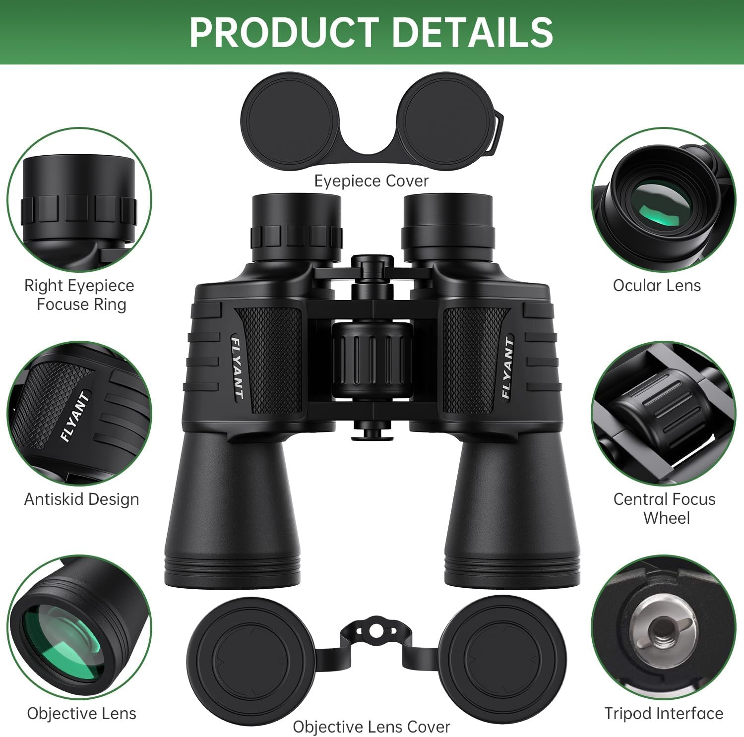 20x50 High Powered Binoculars for Adults, Waterproof Compact Binoculars with Low Light Vision for... | Amazon (US)