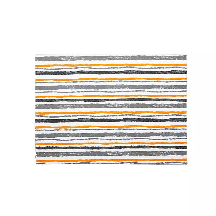 New! Spooky Stripe Halloween Placemats, Set of 6 | Kirkland's Home