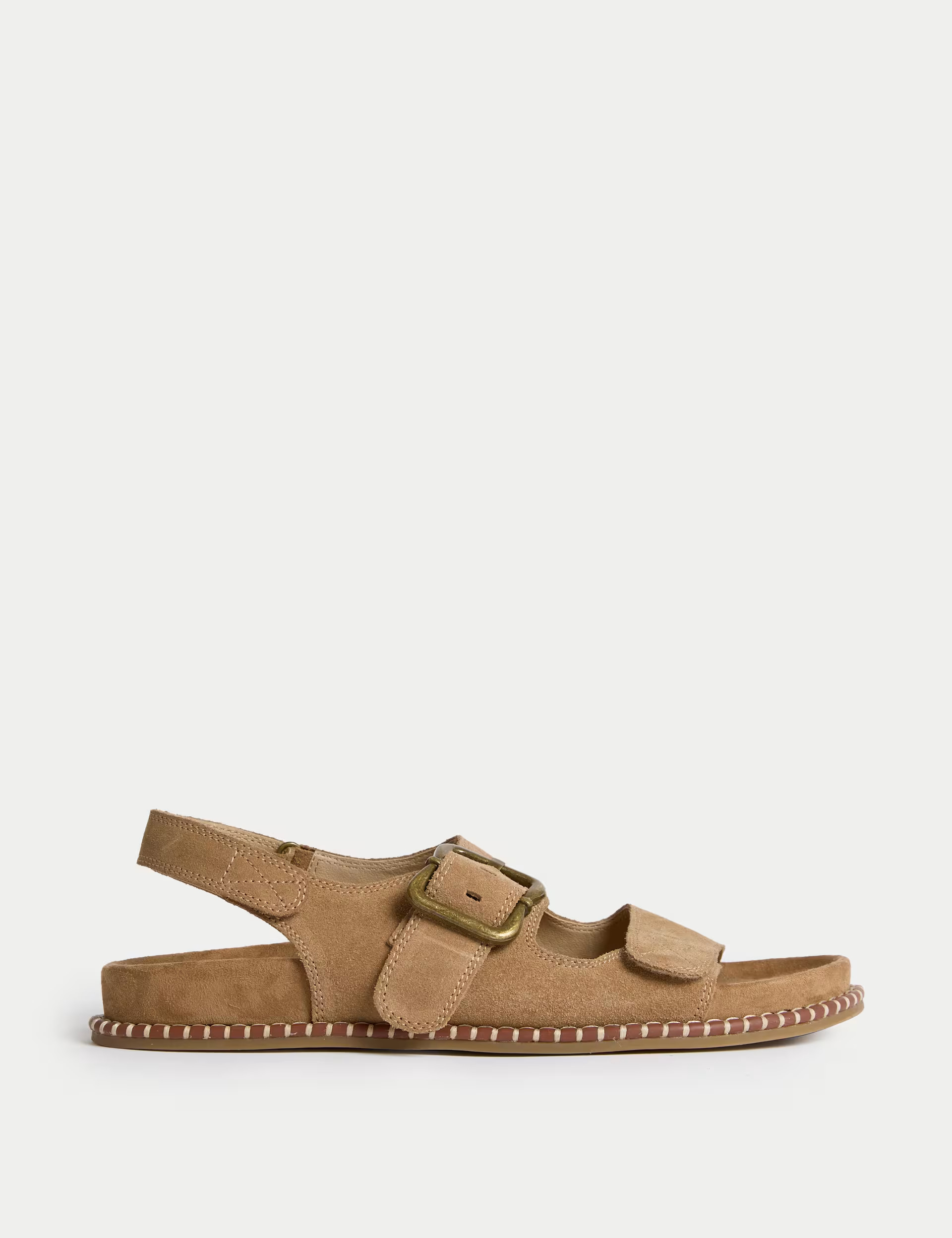 Suede Buckle Footbed Sandals | Marks & Spencer (UK)