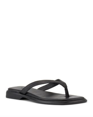 Women's Izzy Leather Thong Sandals | Bloomingdale's (AU)