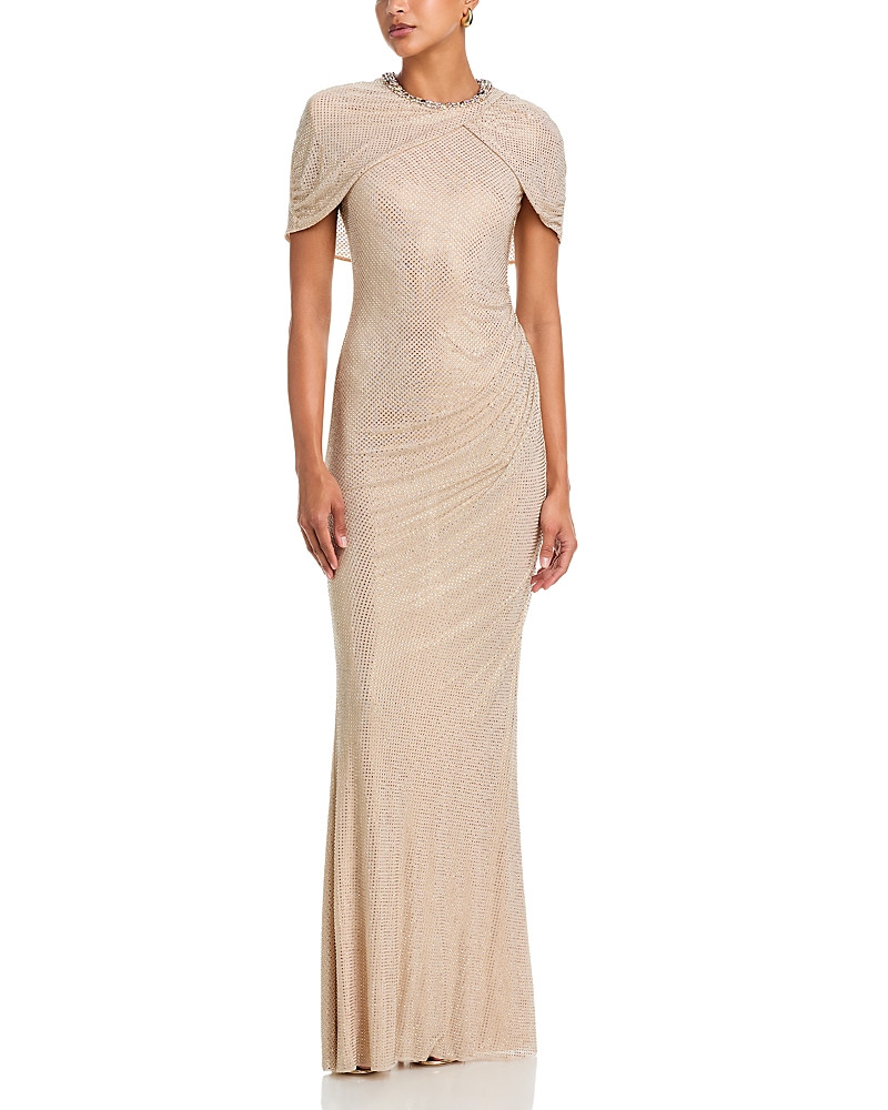 Self-Portrait Rhinestone Cape Gown | Bloomingdale's (US)