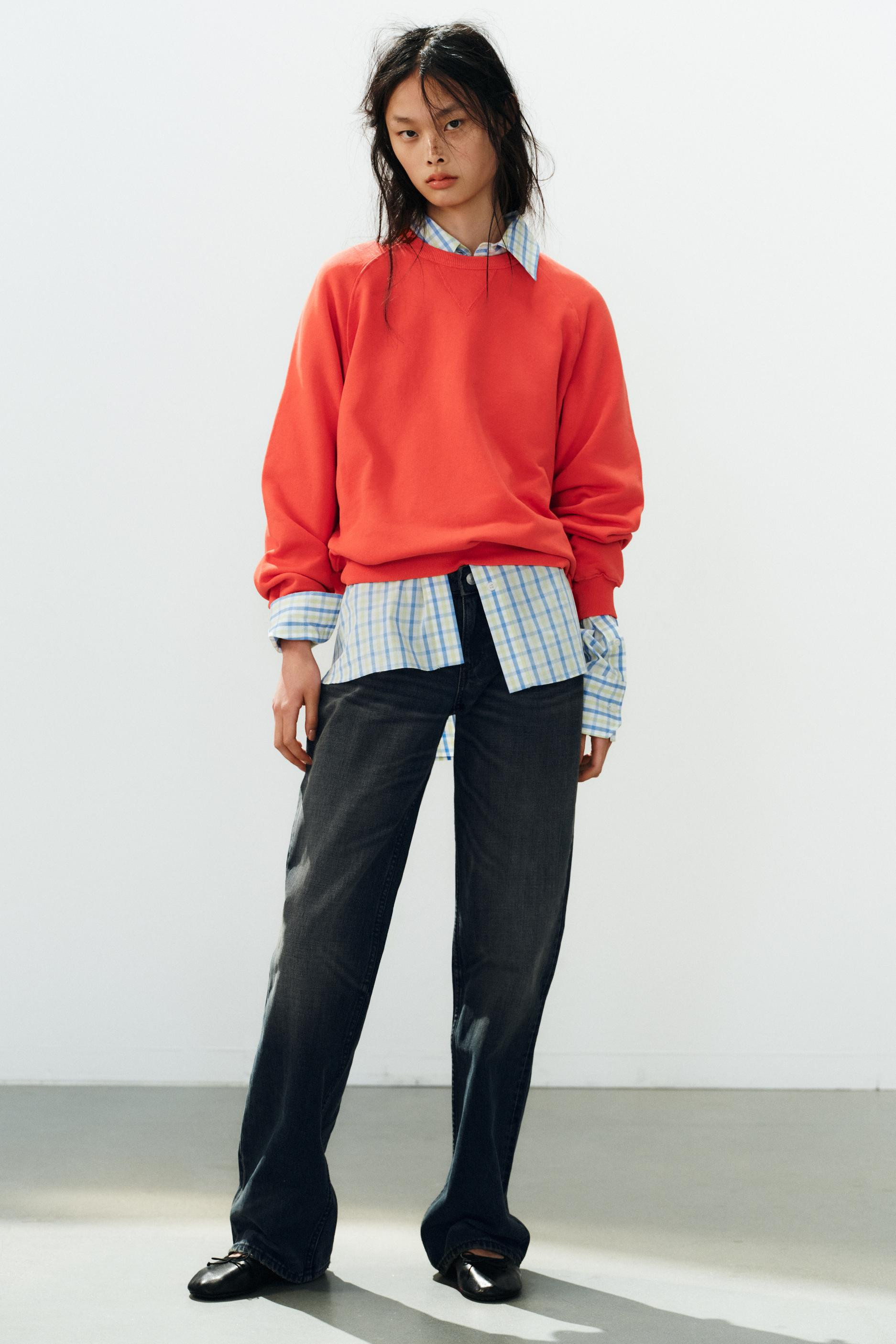 WASHED-EFFECT SWEATSHIRT | Zara US