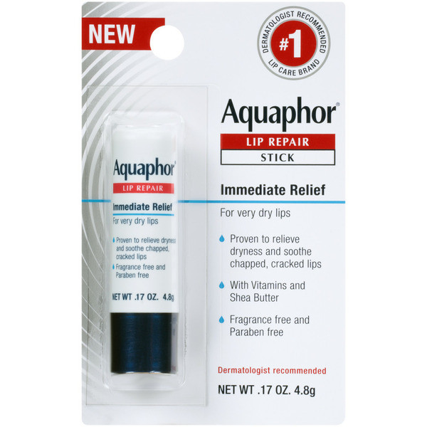 Aquaphor Lip Repair Stick Soothes Dry Chapped Lips Stick - 0.17 oz | Instacart