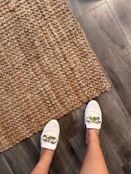 Dining room jute rug. Amazon. Spot clean. Not washable, but surprisingly great for high traffic 

#LTKHome #LTKStyleTip