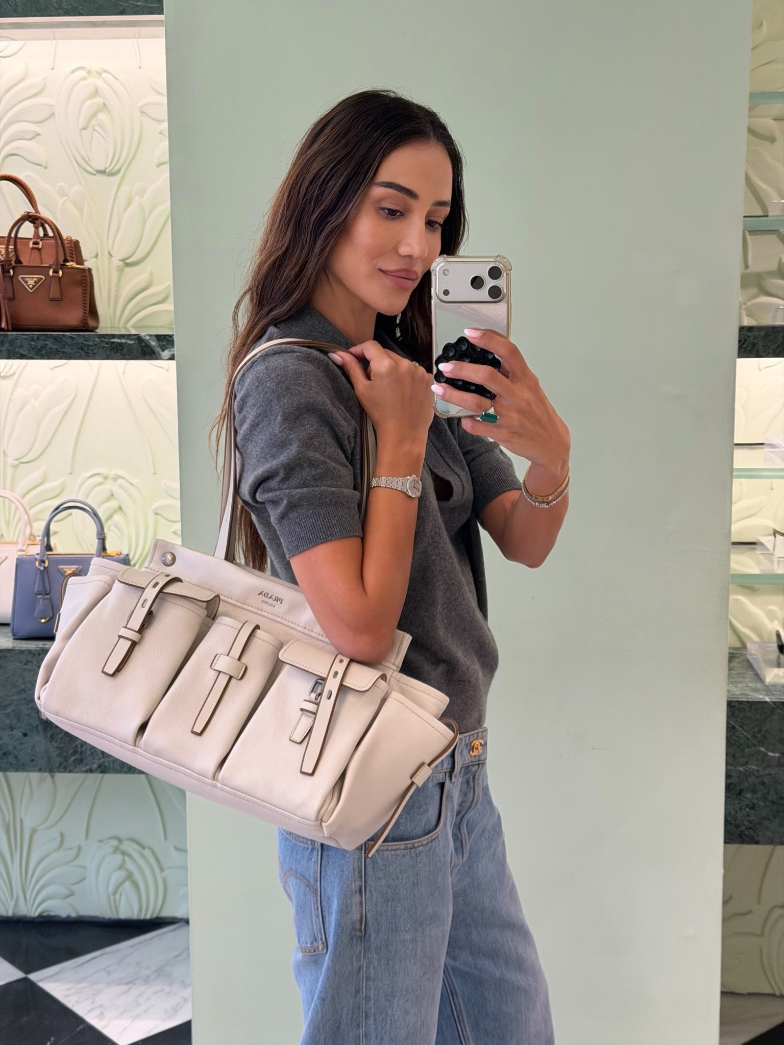 I love this Prada Route bag… the white summer version goes perfectly with every casual outfit. 
Leaving some more of my favourites from the current collection here too ✨

#LTKPrada

#LTKSeasonal
