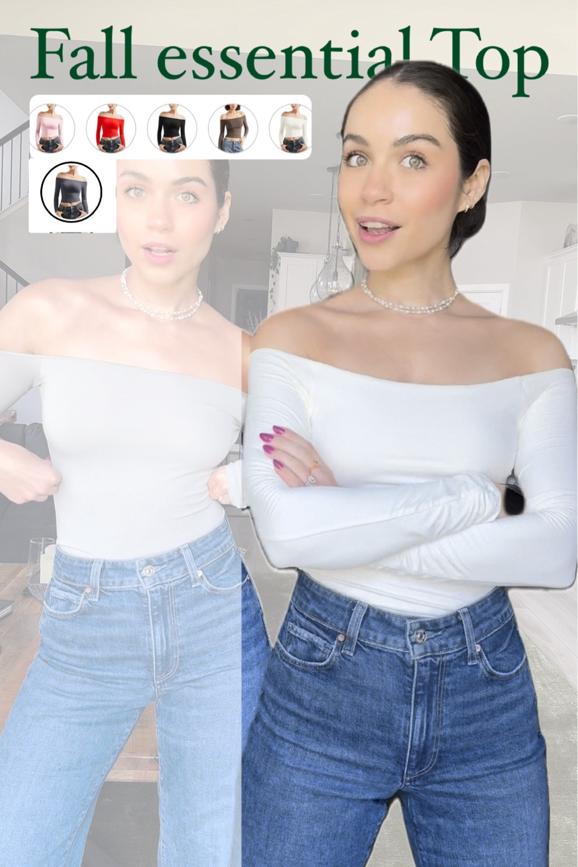 Fall essential top, skims inspired. Perfect for fall capsule wardrobe 💕

#LTKStyleTip #LTKFindsUnder50