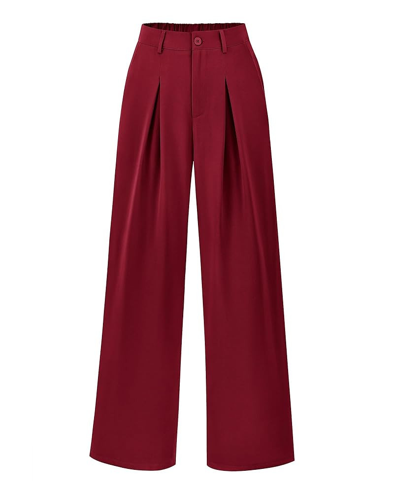 BTFBM Women High Waist Palazzo Pants Fall 2025 Casual Wide Leg Trousers Loose Work Office Busines... | Amazon (US)