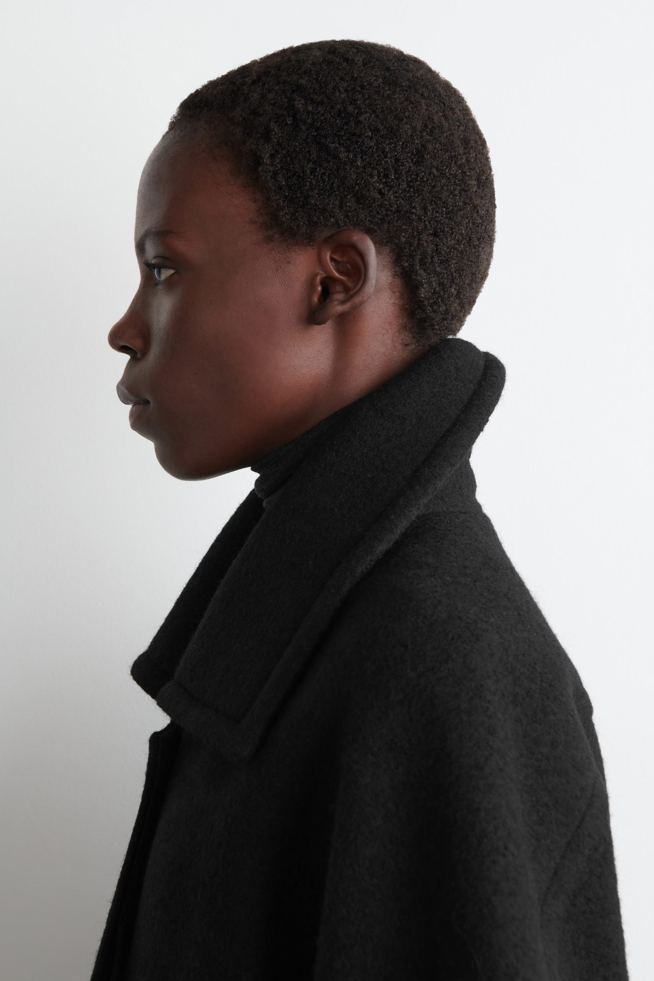 OVERSIZED BOILED-WOOL JACKET - BLACK | COS | COS (EU)