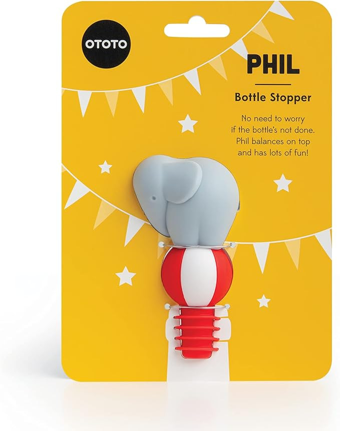 OTOTO Phil - Wine Stopper - Keep Wine Fresh with Reusable Wine Bottle Stoppers - Replace Wine Cor... | Amazon (CA)