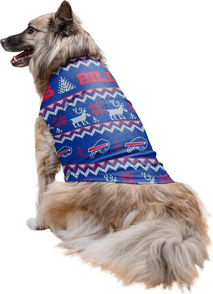 FOCO NFL Unisex-Adult NFL Team Logo Ugly Pattern Matching Set Family Holiday Pajamas | Amazon (US)