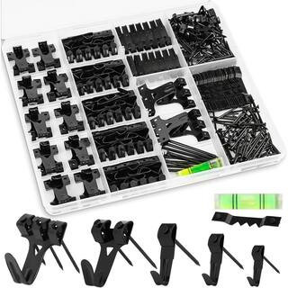 Black Heavy Duty Picture Hanging Kit 385-Pieces for Frame Painting Art and Photo | The Home Depot