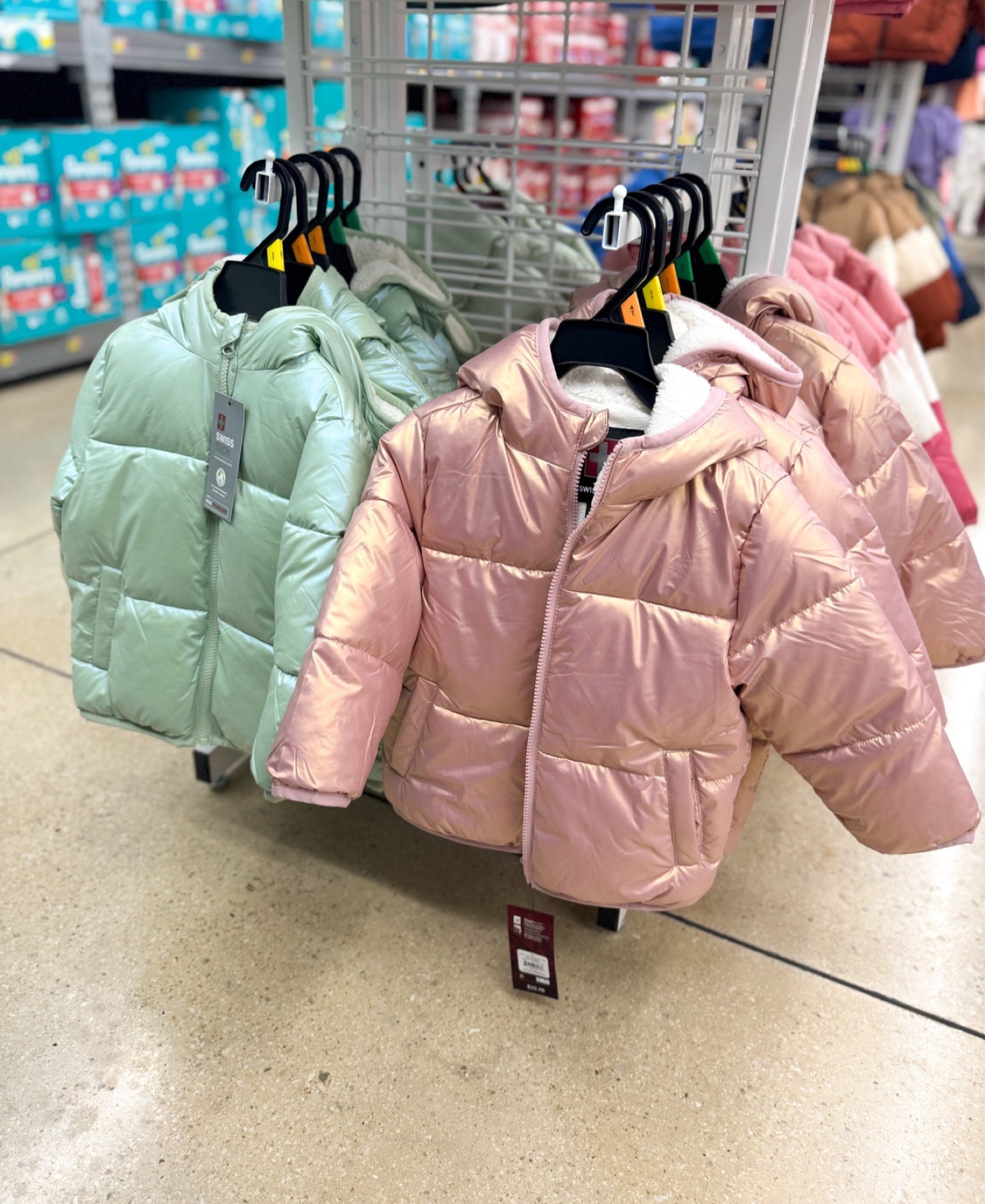 Toddler Girls metallic puffer jackets at Walmart

#LTKFindsUnder50 #LTKSeasonal #LTKKids