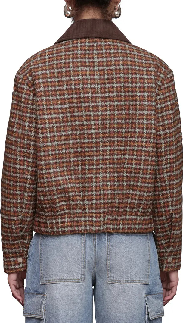 Avec Les Filles Oversize Tweed Bomber Jacket | Nordstrom | Nordstrom