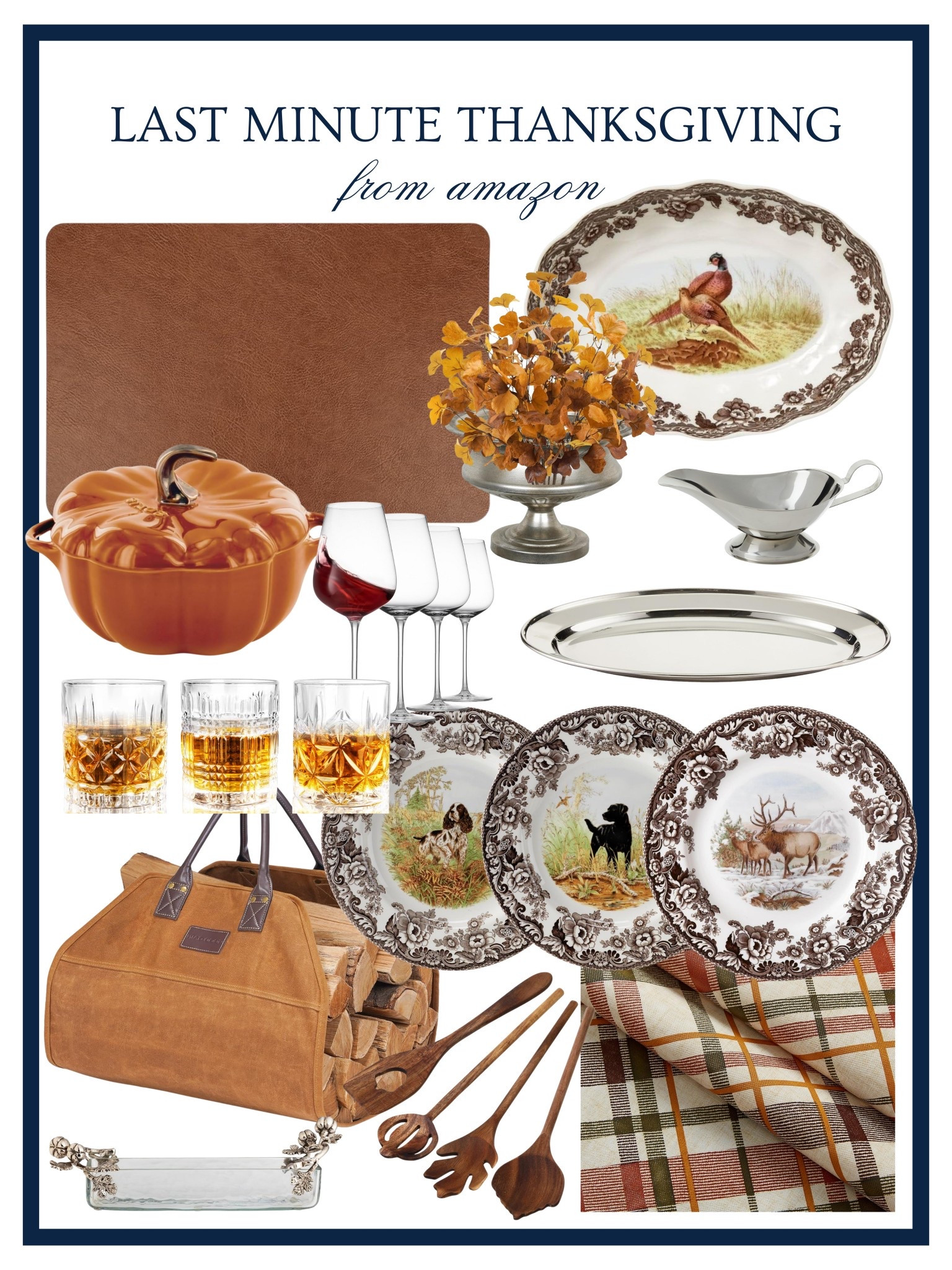 Last minute Thanksgiving Amazon finds!! 🦃🤎🍂🥕 Amazon Thanksgiving, Amazon Fast Shipping 

#LTKHoliday