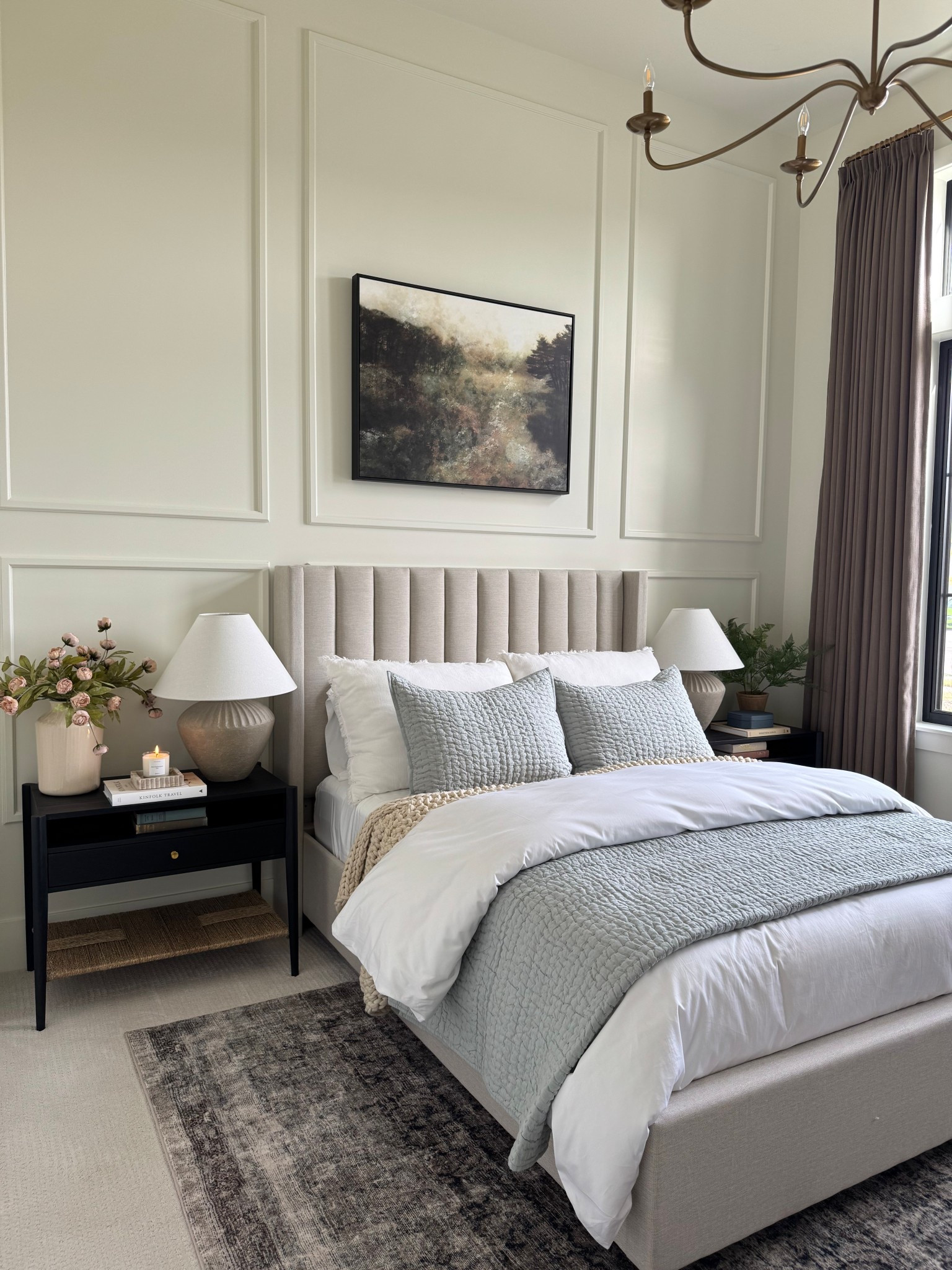 I am in love with how this Guest Bedroom spring bedding refresh turned out! I love these high quality linens from @onequince, they never disappoint! I went with White for the organic bamboo sheets and the luxury organic sateen duvet cover, and chose the prettiest soft blue called Mist for the Cotton Stitch Quilt! I am loving this fresh, cozy, and crisp look for Spring and Summer! 
I am also loving this candle so much! They are $20 each when you buy 2 - I want them all! 
#quincepartner 

#LTKStyleTip #LTKHome