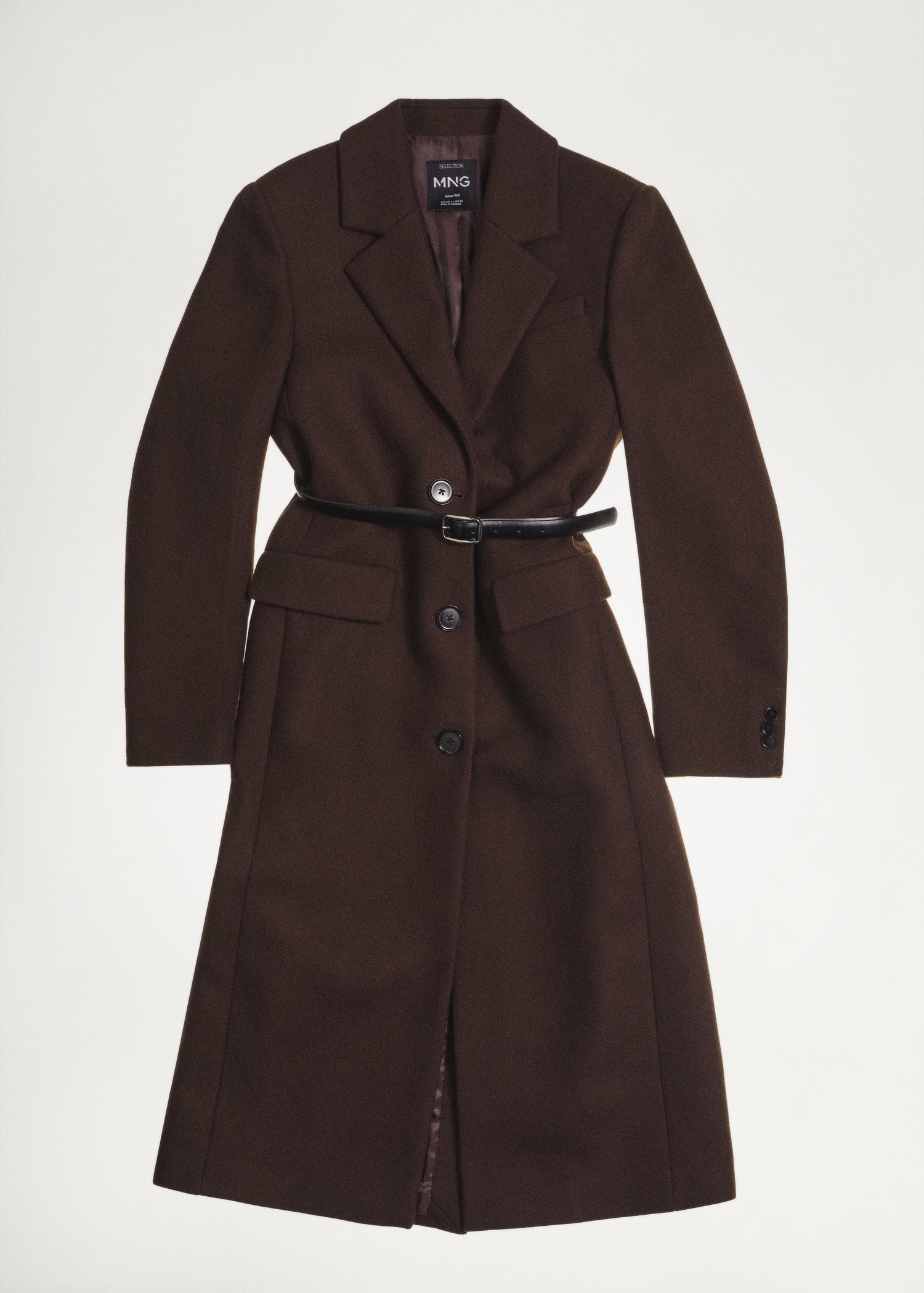 Structured wool coat - Women | MANGO United Kingdom | MANGO (UK)