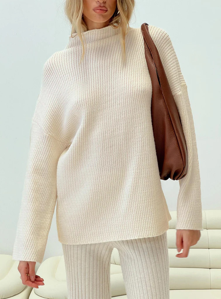 Estevan Sweater Cream | Princess Polly US