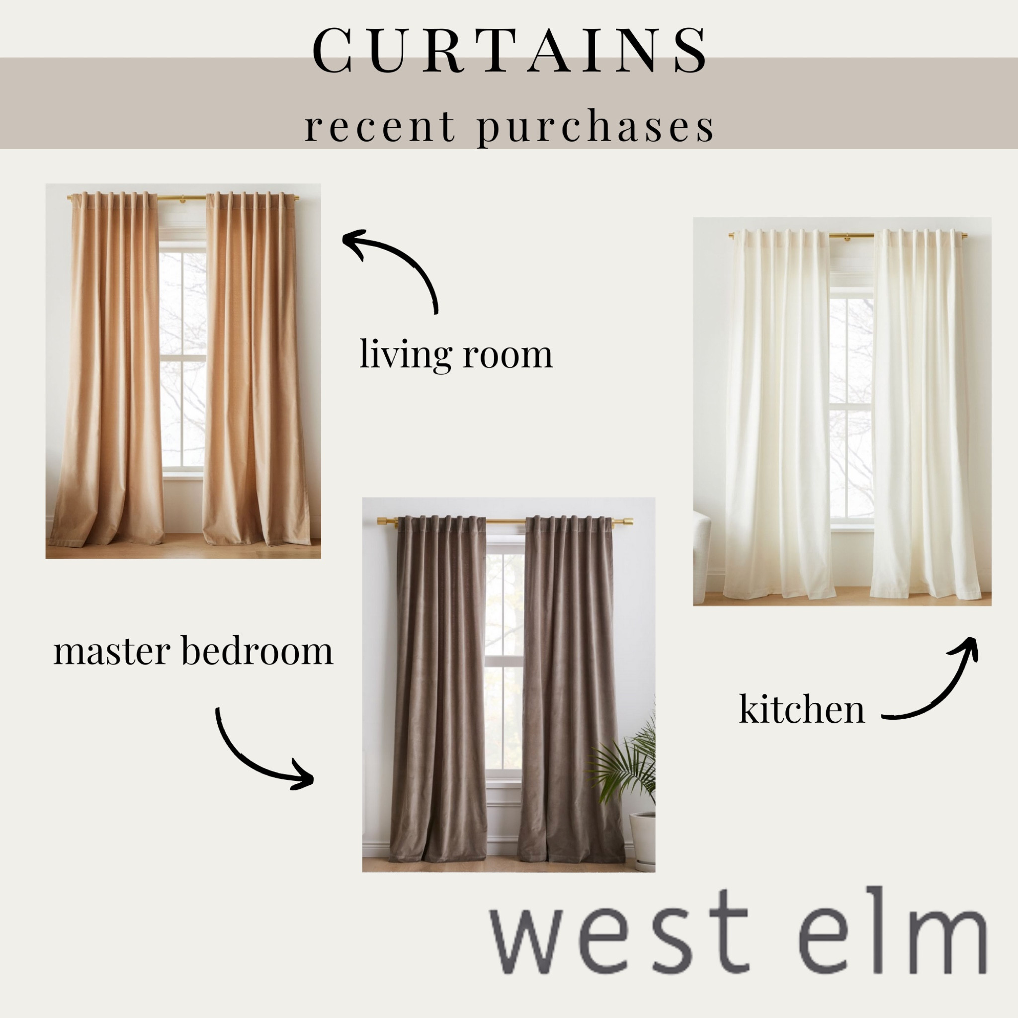 curtains in our home! #curtains #westelm

#LTKhome #LTKSeasonal