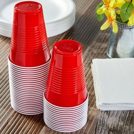 Great Value Plastic Party Cups, 9 oz, 40 Count | Walmart (US)
