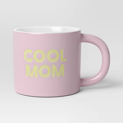 16oz Stoneware Cool Mom Mug Pink - Room Essentials™ | Target