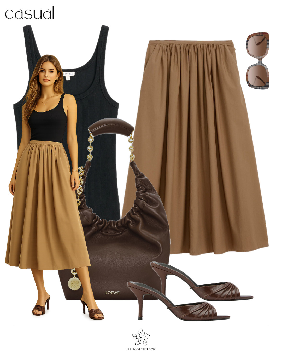 Casual look: Alex Mill skirt 

 #LTKootd #LTKSeasonal #LTKU