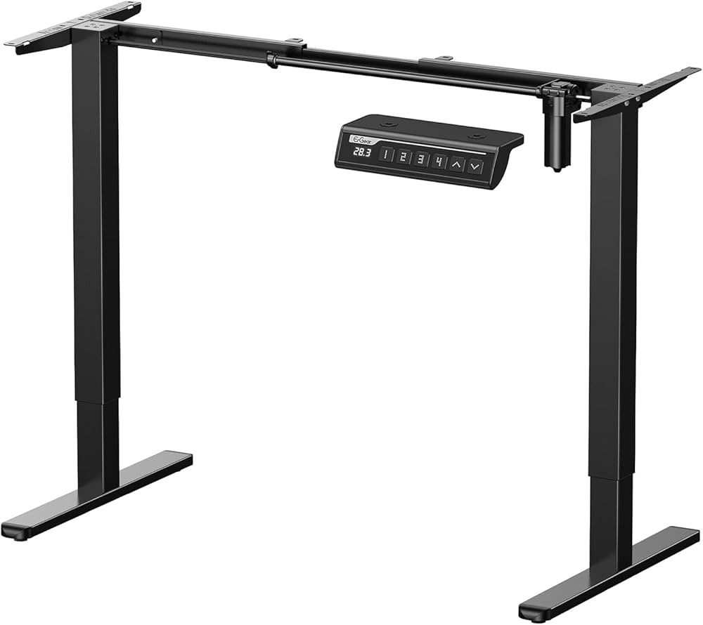 ErGear Electric Stand up Desk Frame,4 Memory Height Settings Height Adjustable Table Legs, Sit St... | Amazon (US)