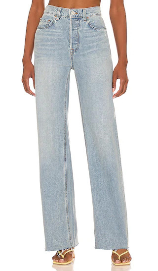 Brooklyn High Rise Straight in Crystal Cove | Revolve Clothing (Global)