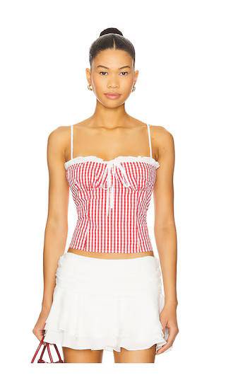 Beckie Top in Red | Revolve Clothing (Global)