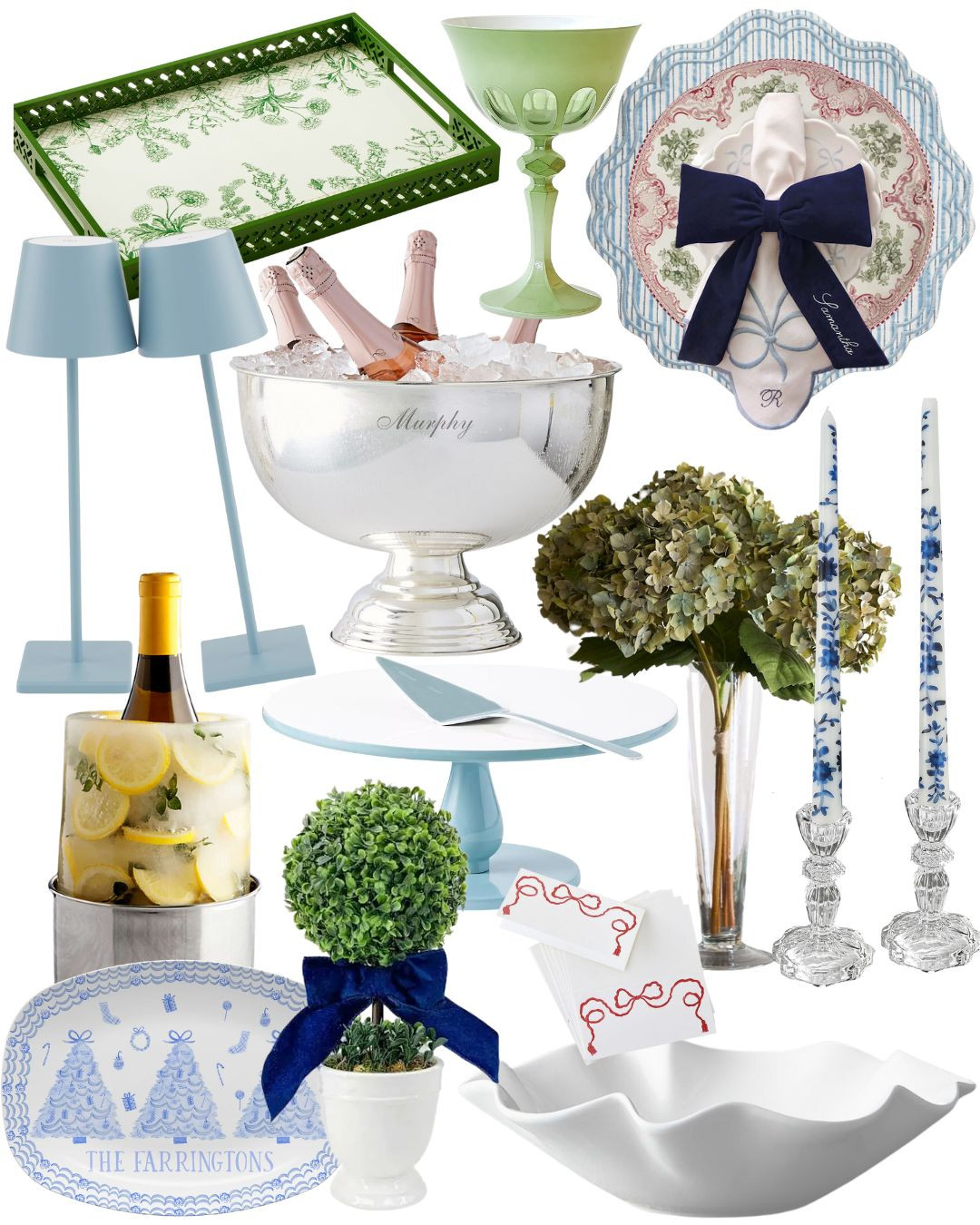 grandmillenial hosting must-haves! great as gifts, too! 


festive finds, seasonal, gift guides, holiday season, refresh, decorating, home decor, coastal, preppy, traditional, grandmillenial, ornaments, bows, needlepoint, monogram, personalized, candles, placemats, napkin rings, games, cards, stationary, initials, custom, kids, girls,  boys, fall, winter, classic style, preppy style, ruffles, scallops, bonnets, holidays, halloween, trick-or-treating, kids, costumes, colder weather, autumn, decor, leaves, pumpkins, jack o lanterns, spiders, black cats, ghosts, hosting, parties,  dinnerware, plates, cups, bowls, linen napkins, chargers, christmas, merry, cheers, pjs, matching sets, wreath, red, green, porch decor
 

 #LTKGiftGuide #LTKSeasonal #LTKHome
