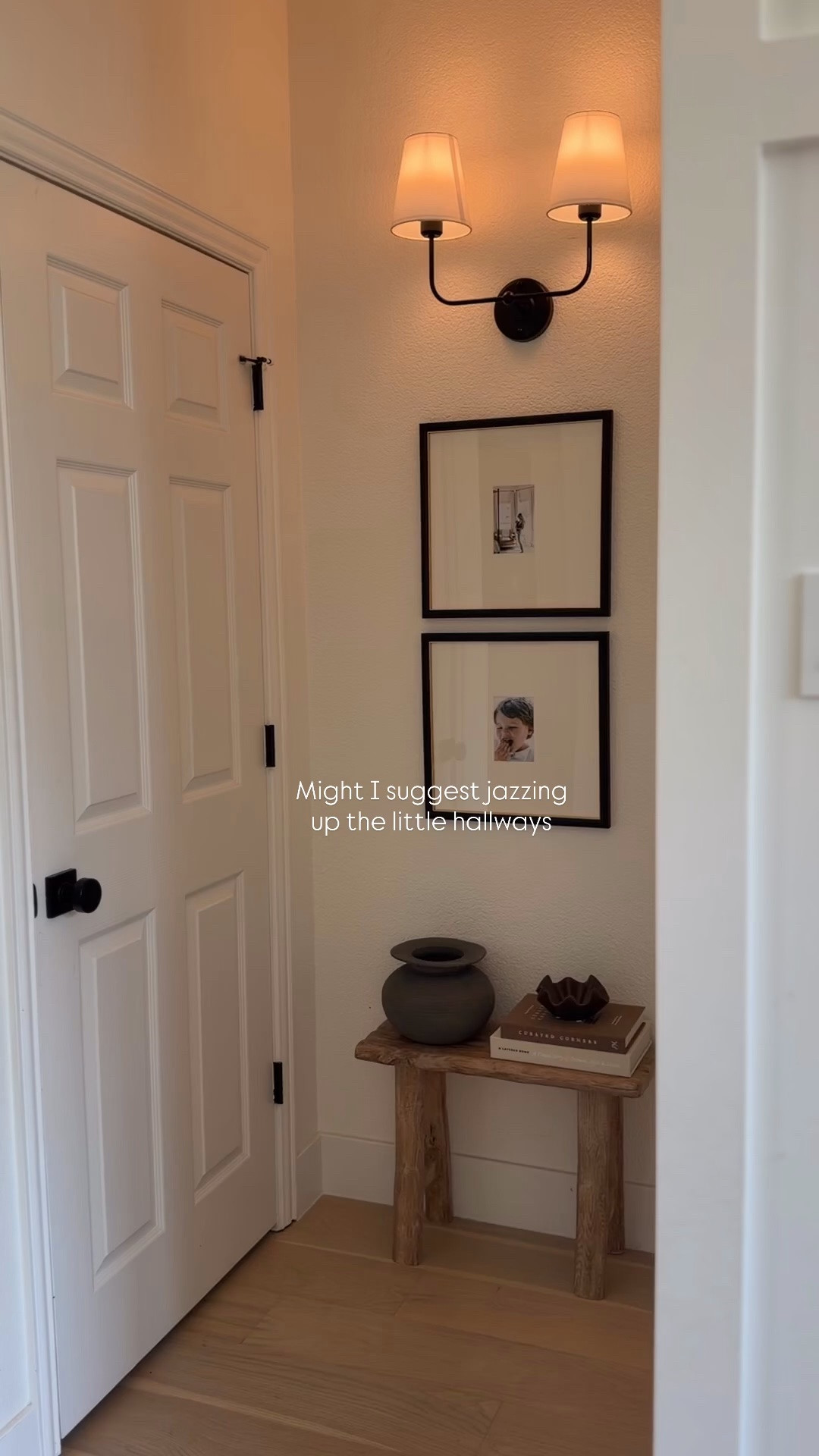 Easy styling I’m loving for a hallway or small empty corner!

#LTKHome