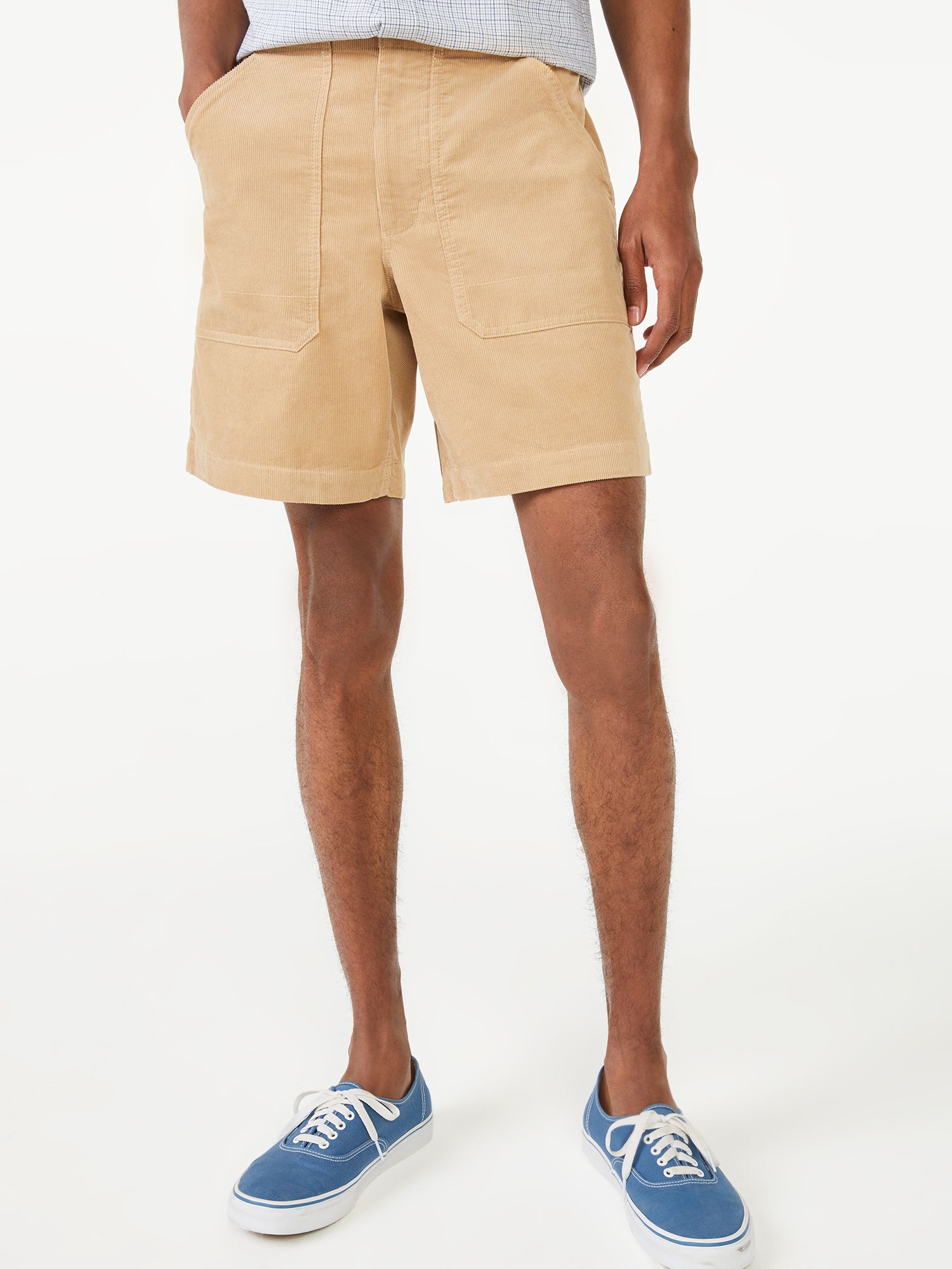 Free Assembly Men's 8" Cord Utility Shorts - Walmart.com | Walmart (US)