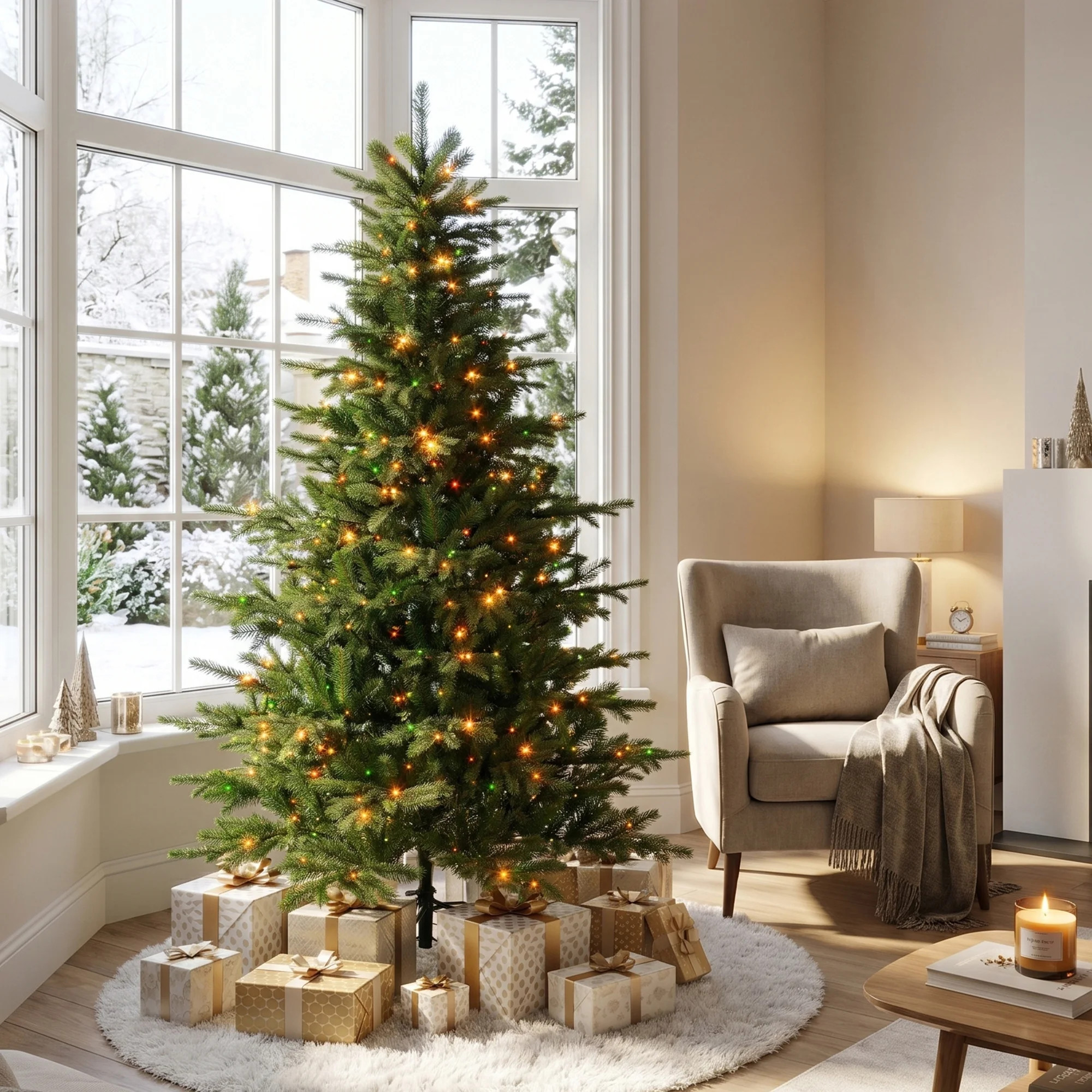 Mcdaniel 11' Pre-Lit Fir Christmas Tree | Joss & Main