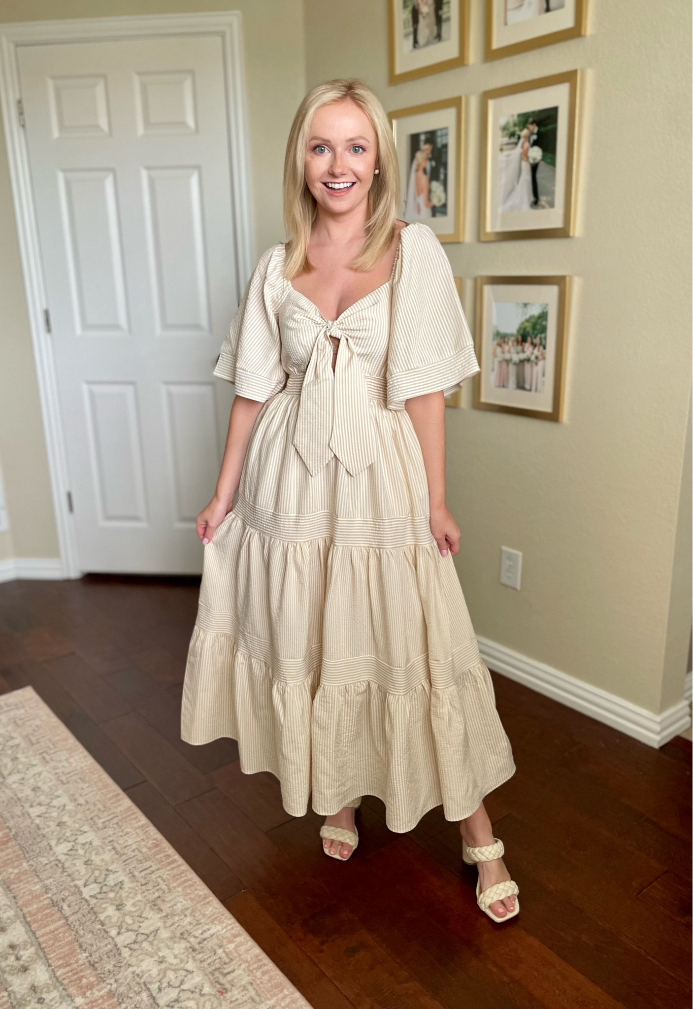 Wearing an XS | maxi dress, summer dress, seersucker dress, neutral dress, vacation dress 

#LTKFind #LTKstyletip #LTKSeasonal
