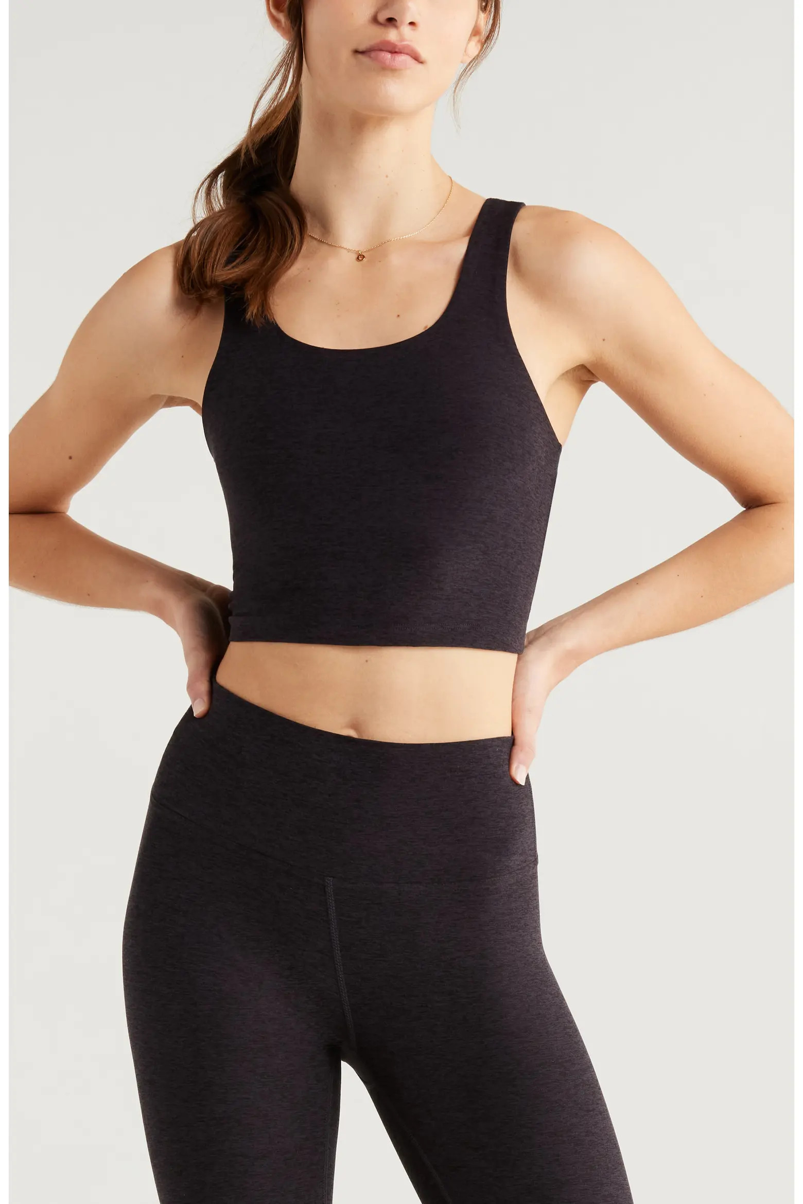 Renew Mélange Support Crop Tank (Women) | Nordstrom | Nordstrom